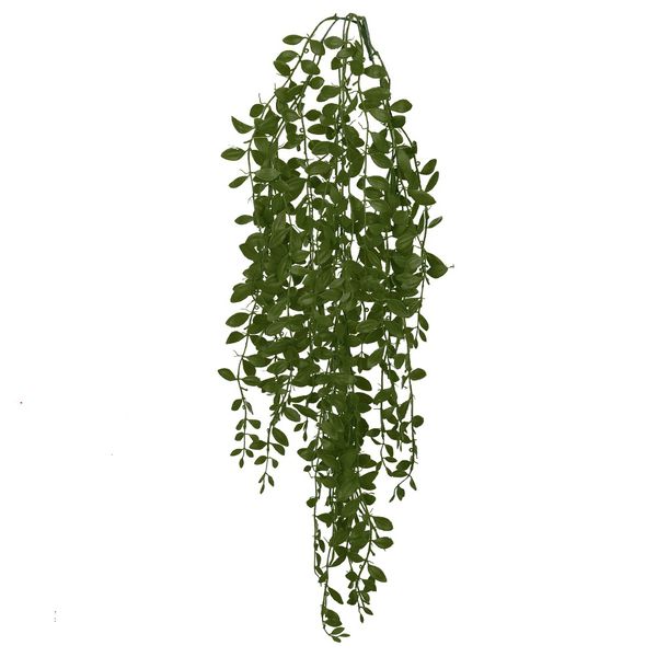 Folhagem Pendente Toque Real Artificial Jardim Arranjo Flor