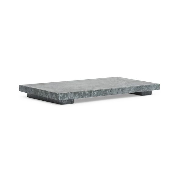 Bandeja Decorativa Lavabo Banheiro 30cm Em Mármore Verde