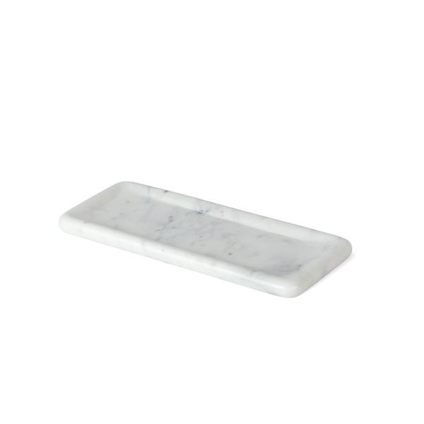 Bandeja Decorativa Lavabo Banheiro 30cm Em Mármore