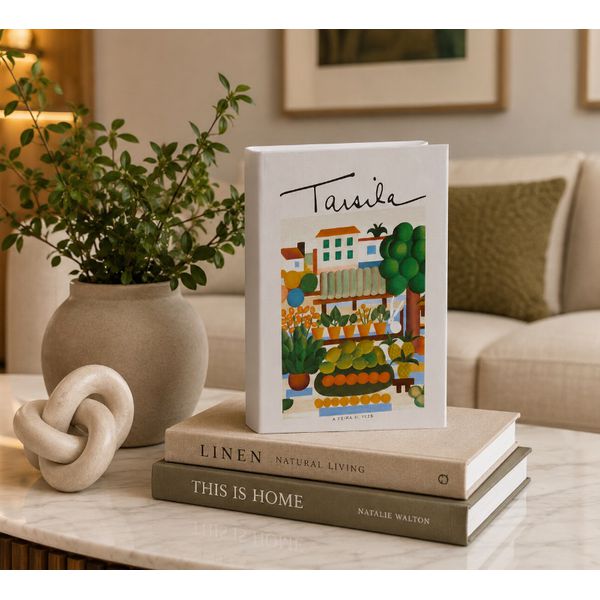Caixa Livro Baseada na Obra A Feira de Tarsila do Amaral P
