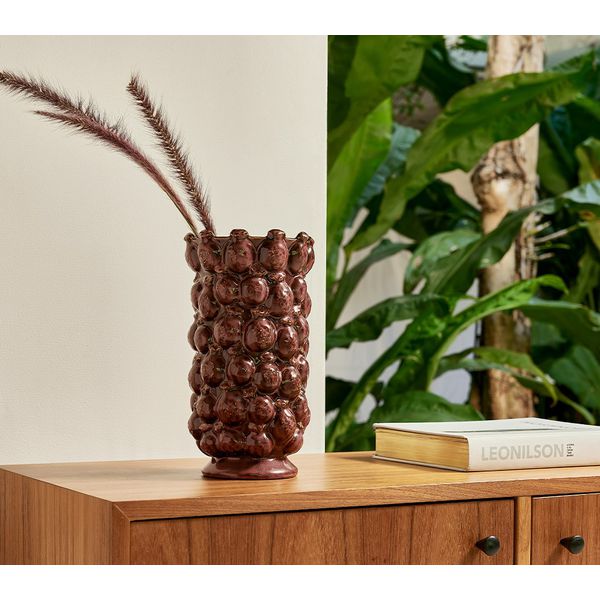 Vaso Decorativo Cerâmica Figueira Real Médio Mart 29cm
