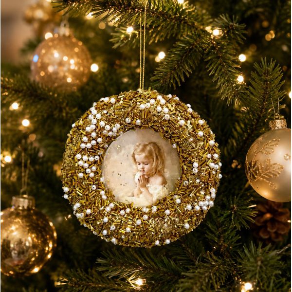 Moldura Quadrinho Pendurar Decoração Natal Fotos Familia