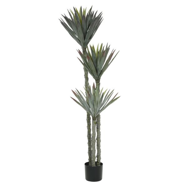 Arvore Planta Artificial Yucca X100 Verde 1,6m