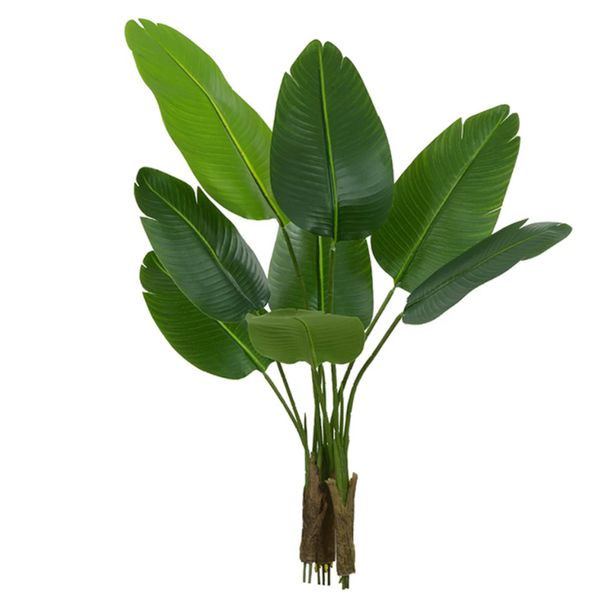 Arvore Bananeira De Jardim Real Toque Verde 1,2m Verde