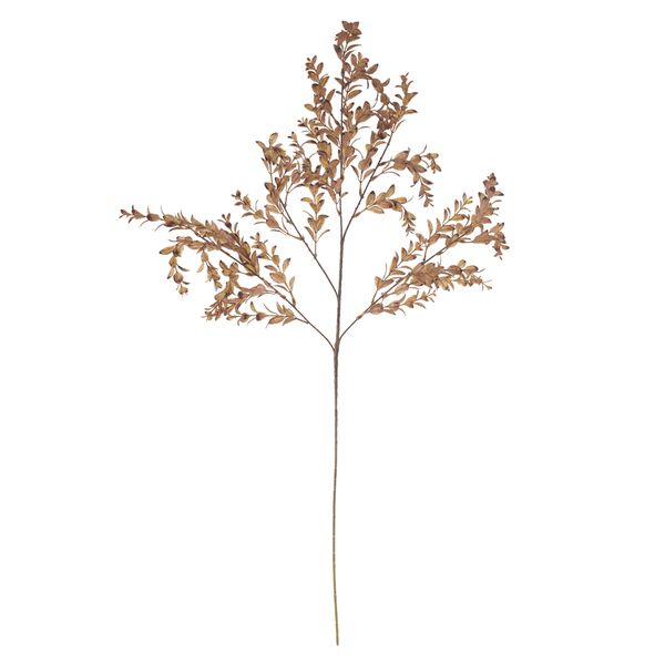 Galho Buxus Outono Grande Folhagem Artificial P Decoração