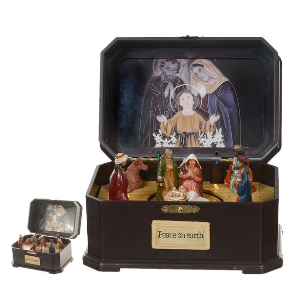 Cenário Vila Natalina Presépio Com Luz E Movimento