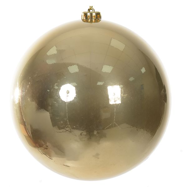 Bola De Natal Grande Perolada 1 Unidade 20cm