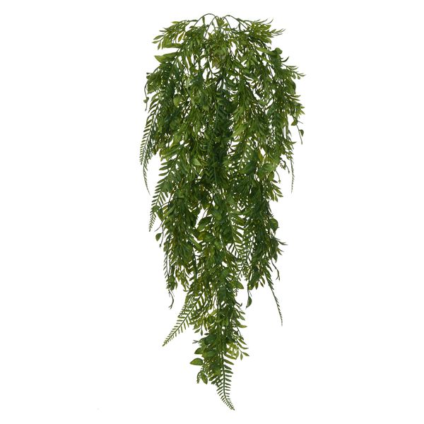 Folhagem Pendente Samambaia Artificial Jardim Arranjo Flor