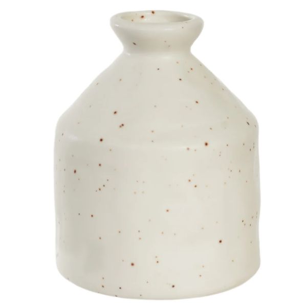 Vaso Decorativo Porcelana Off White Luma 2 10,9cm