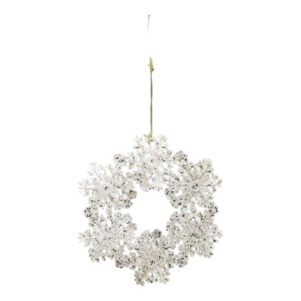 Enfeite De Natal Floco De Neve Para Árvore Decoração Natal