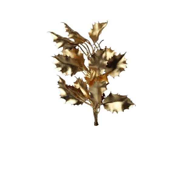 Galho Natalino Pick Dourado 25cm