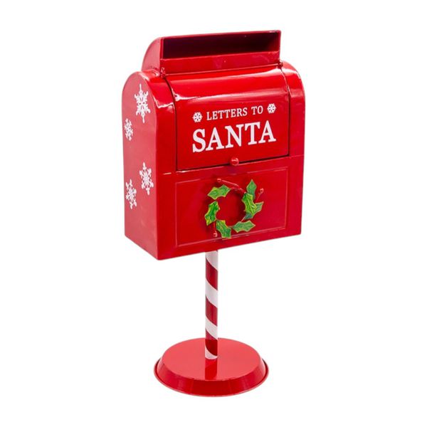 Caixa De Correio Decorativa De Natal Tok Da Casa Decoração Vermelho