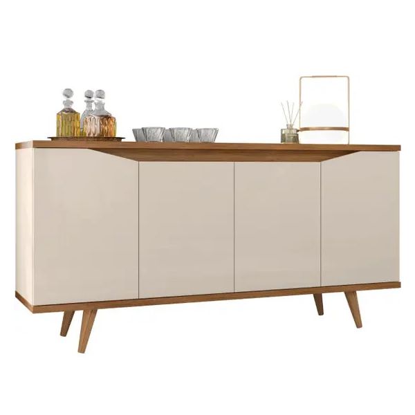 Balcão Buffet Grace Cedro/ Off White Casa D