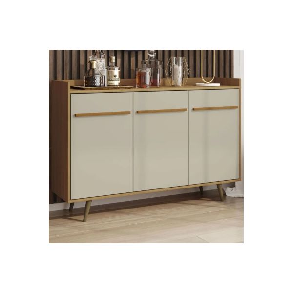 Aparador Buffet Quartzo Cinamomo/Off White Bechara