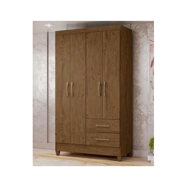 Roupeiro Chile Castanho Wood Moval
