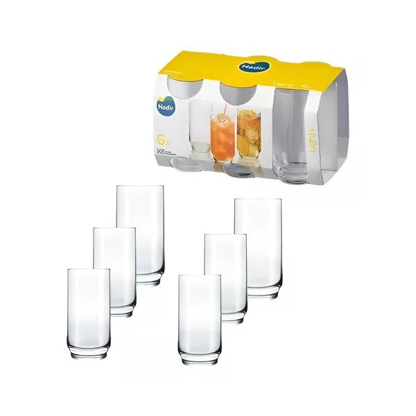 Jogo de Copos Ligths 6 Peças 300ML Fermabel
