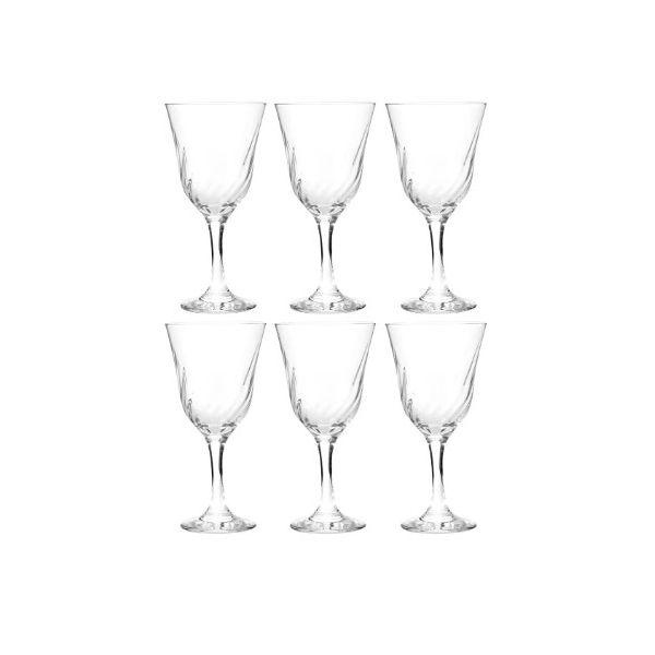 Jogo de Taças de Champanhe Lírio Nadir 6Pcs 