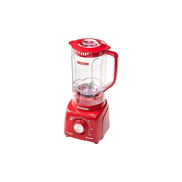 Liquidificador Mondial Turbo Power Vermelho 127v