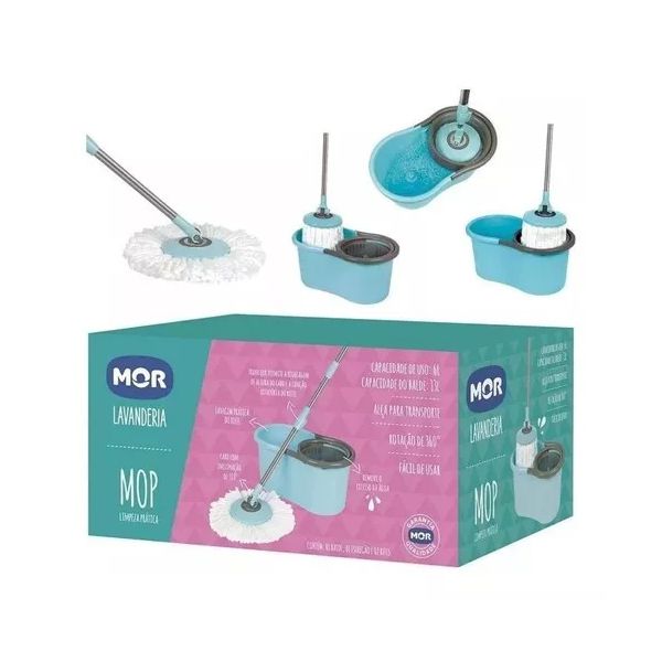 Balde Mop Limpeza 13 Litros Mor