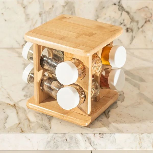 Organizador de Temperos 9PCS Bambu OU