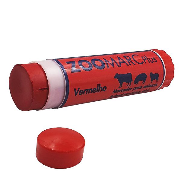 Bastão de Tinta Zoomarc para Marcação de Animais - Vermelho 68g