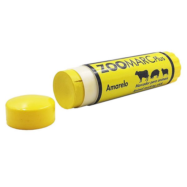 Bastão de Tinta Zoomarc para Marcação de Animais - Amarelo 68g