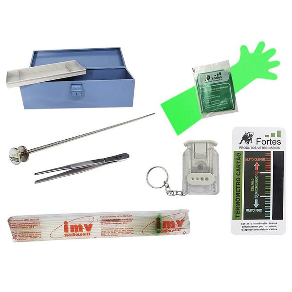 Kit para Inseminação Artificial de Bovinos - Modelo Básico Fixo
