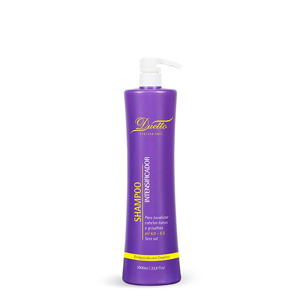 Shampoo Intensificador Cabelos Loiros e Grisalhos Duetto 1L