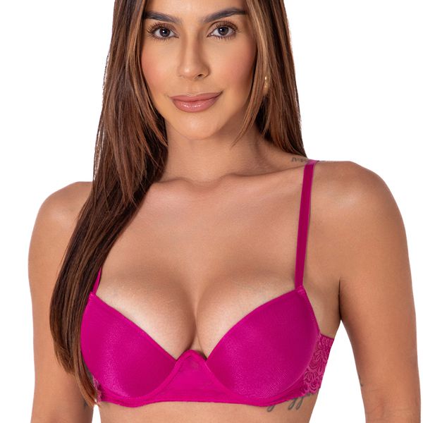 Conjunto Push Up. Calcinha fio.