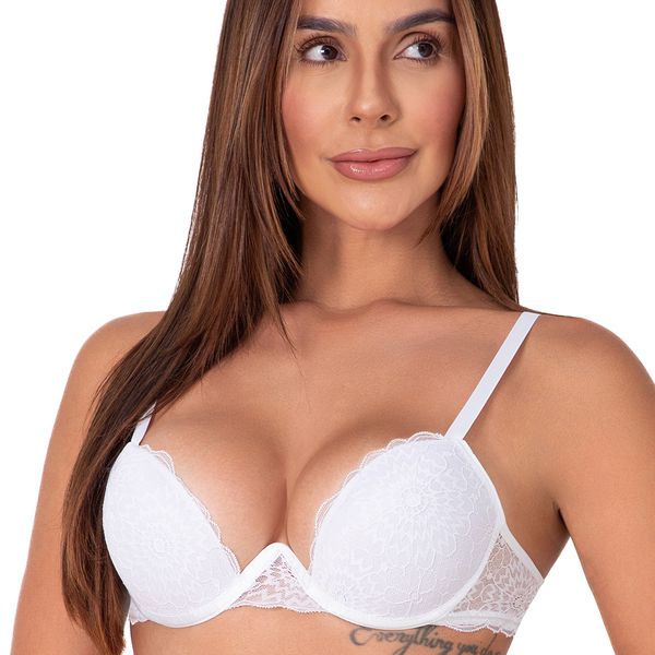 Conjunto Push Up. Calcinha fio.