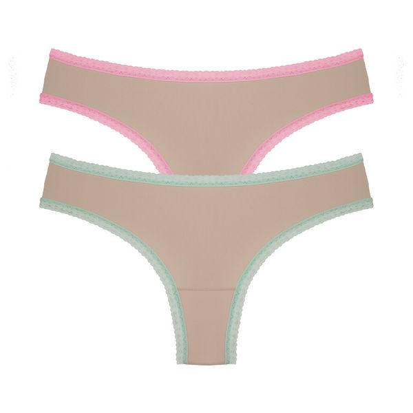 Kit de 2 calcinhas fio.