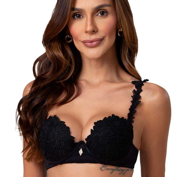 Conjunto Push Up. Calcinha fio