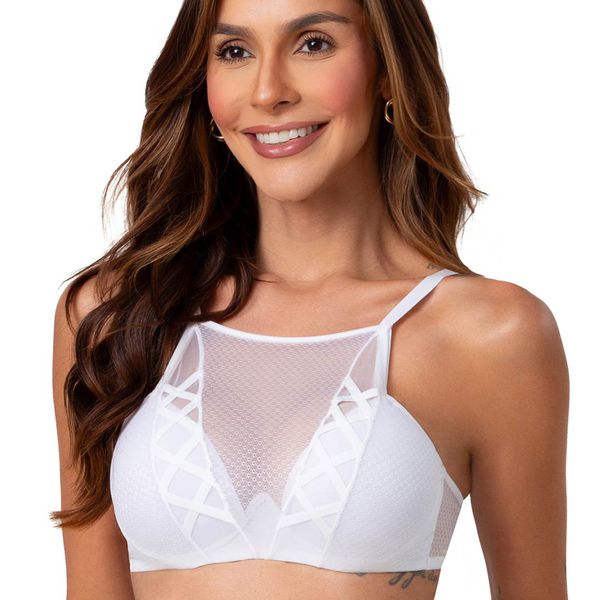 Conjunto Conjunto Lageli Lingerie. Push Up. Calcinha fio.