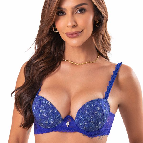 Conjunto Push Up. Calcinha fio