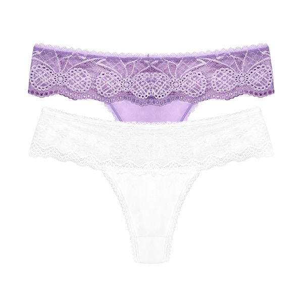 Kit com duas calcinhas fio.