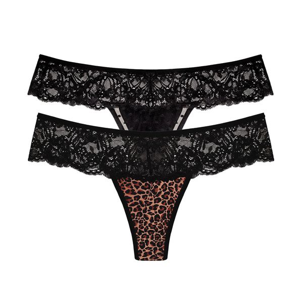 Kit com duas calcinhas fio.