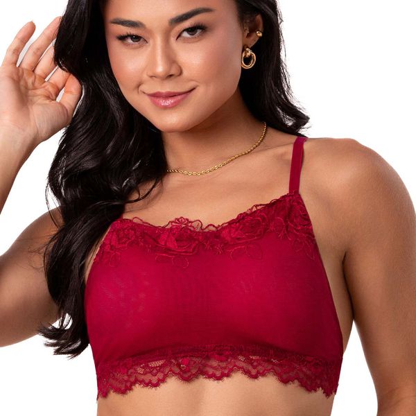 Conjunto Top sem bojo, calcinha fio.