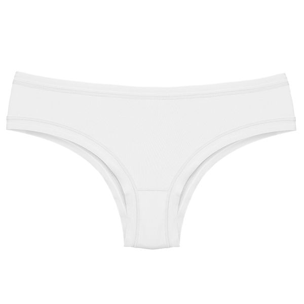Calcinha clássica em microfibra, branco.