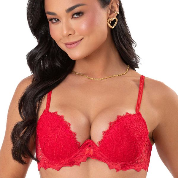 Conjunto Push Up. Calcinha fio