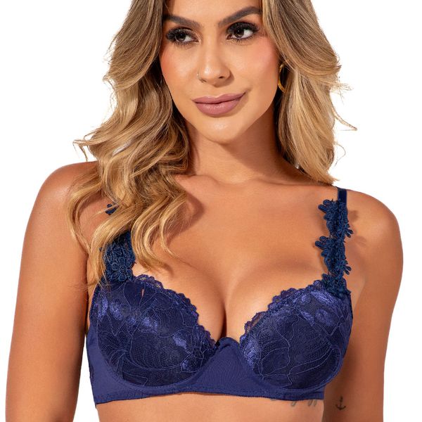 Conjunto Push Up. Calcinha fio.