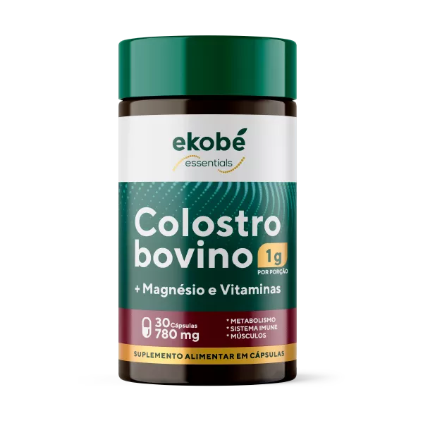 Colostro Bovino 1g + Magnésio e Vitaminas - Essentials