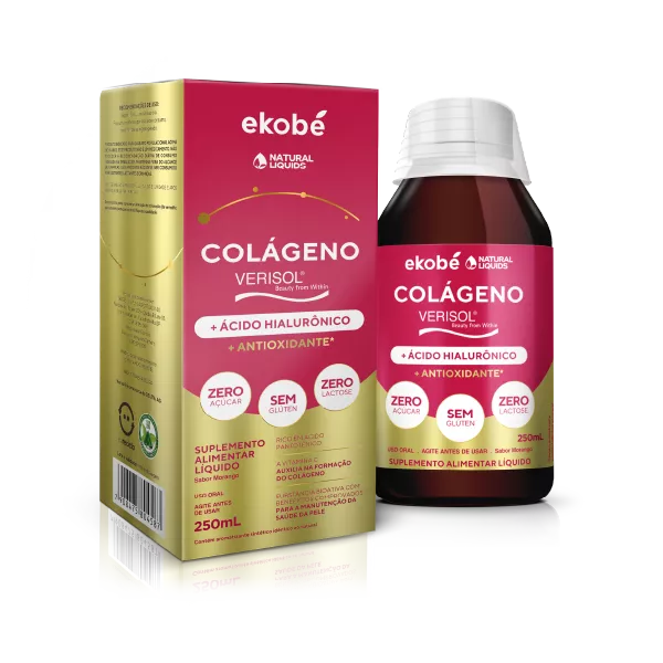 Colágeno Verisol e Ácido Hialurônico - Nova fórmula - Natural Liquids