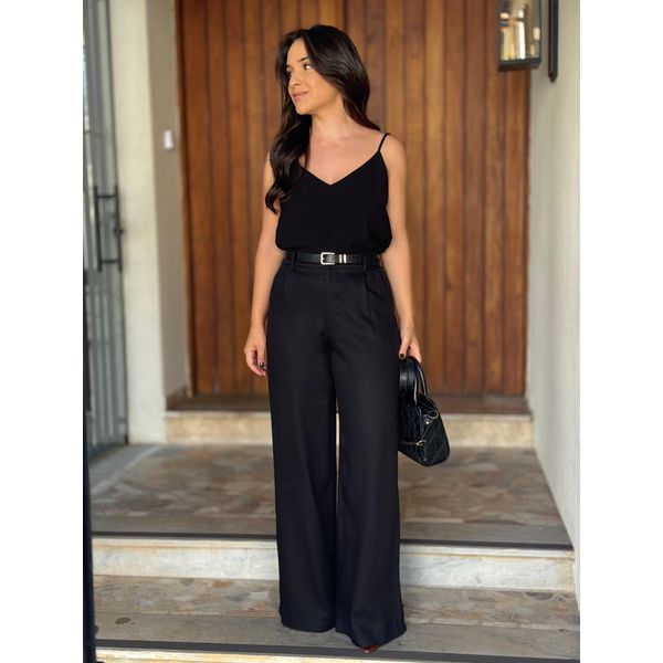 Calça Nina Alf Pantalona - Preto