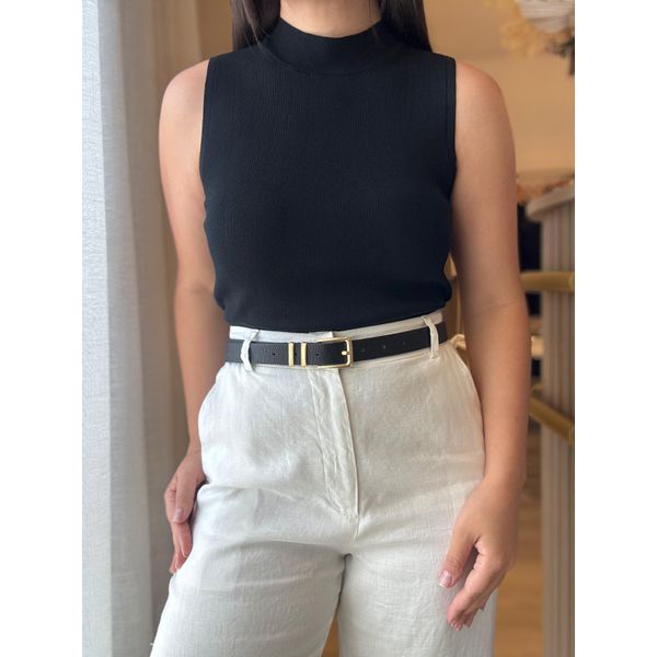Regata Tricot Lara - Preto