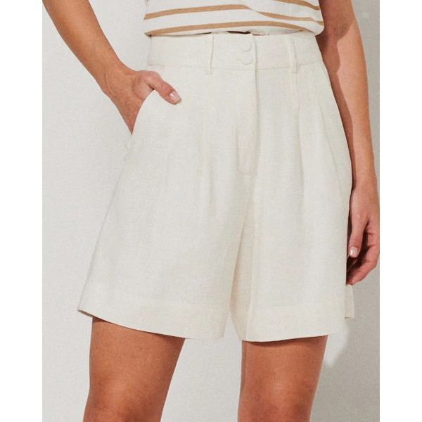 Short Linho Inês - Off White