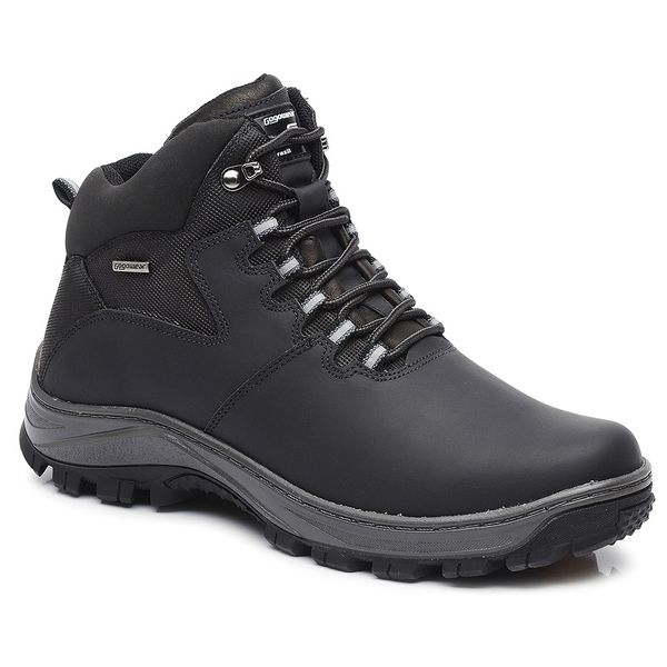 Bota Adventure Masculina Gogowear 100% Couro ref Alpina cor Preto