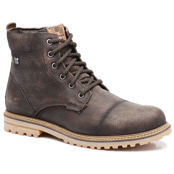 Bota em Couro Gogowear Clark Café 