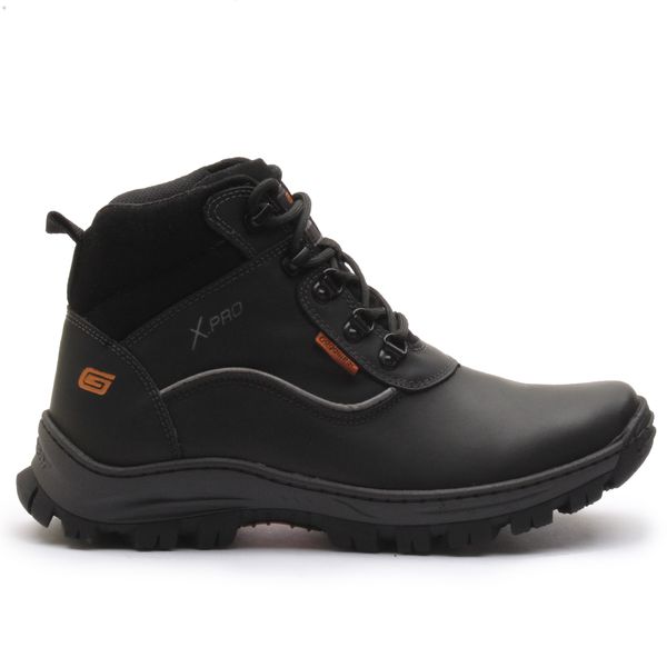 Bota Anti-Torção Segurança EPI CA Gogowear 100% Couro ref Coyote Preto 