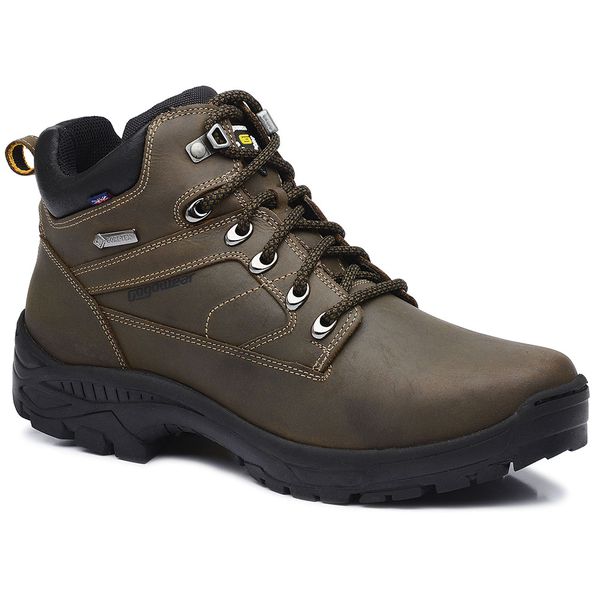 Bota Coturno Adventure Gogowear 100% Couro ref EuroTreck cor Musgo