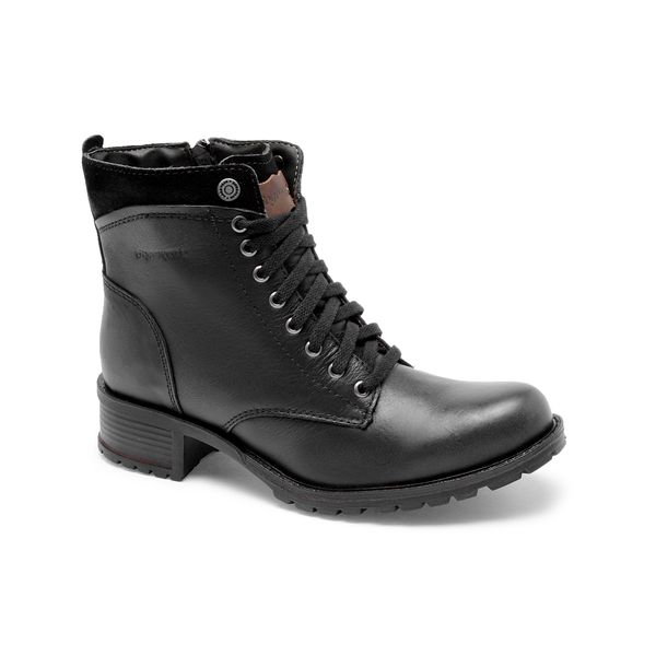 Bota Feminina em Couro Gogowear Charrie Preto